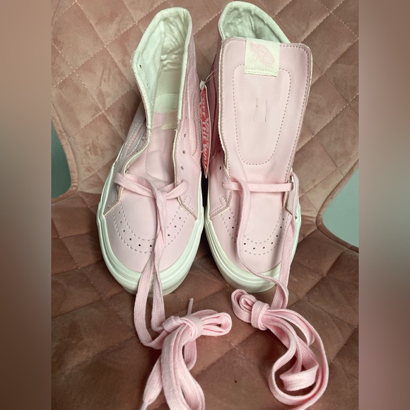 New Vans Sk8- Hi Pink White Sole Men’s Size 6.5 Women’s Size 8 NWT New with Tag - Picture 4 of 16